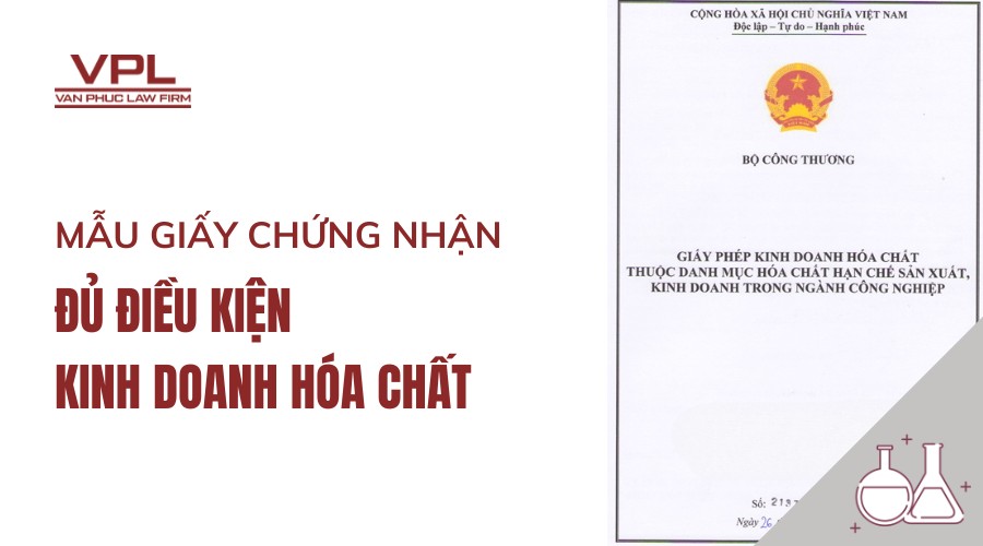 Mẫu giấy chứng nhận đủ điều kiện kinh doanh hóa chất