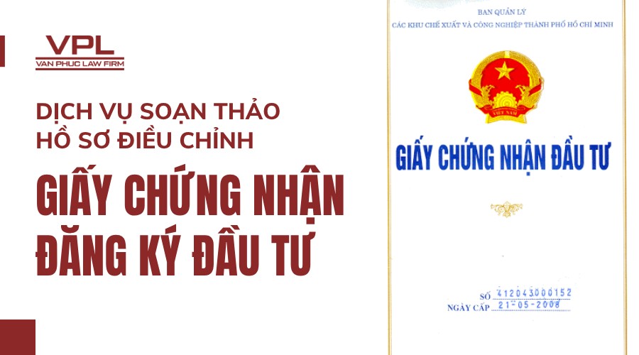 Dịch vụ soạn thảo hồ sơ điều chỉnh GCNDKDT